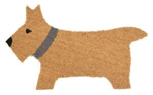 Clayre & Eef Kokosová rohožka v tvare psa - 67*40*1 cm