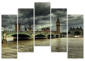 Londýnsky Big Ben - obrazy (Obraz 125x90cm)