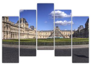 Múzeum Louvre - obraz (Obraz 125x90cm)