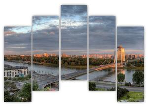 Pohľad na mesto - obraz (Obraz 125x90cm)