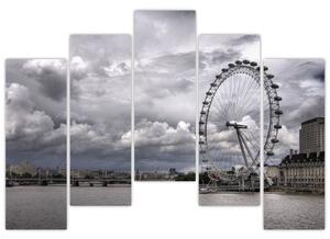 Londýnske oko (London eye) - obraz (Obraz 125x90cm)