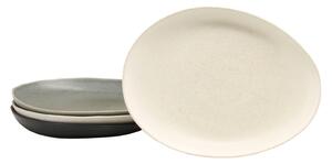 SADA PLYTKÝCH TANIEROV, keramika, 20/27 cm - Online Only bytové doplnky, Online Only