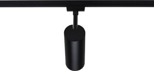 Paulmann URail LED lištový reflektor Theron čierny 3 000 K Ø 6 cm, Čierna, Obývacia izba / jedáleň, Plast, Moderný, Koľajnicový systém