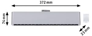 LED lištová lampa Paulmann URail Zelos, chróm, 3 000 K, 37 cm, Hliník / sivá / zinok, Obývacia izba / jedáleň, Hliník, Moderný, Koľajnicový systém