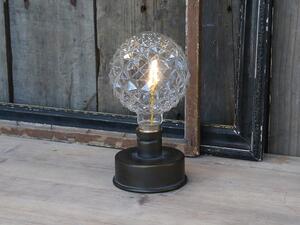 Dekoračná stolná lampička Nostalgic Led - Ø 8*17cm - Chic Antique