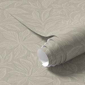 Tapety Stopy listov v taupe, Tapety kvety, a00781 : Uwalls.sk