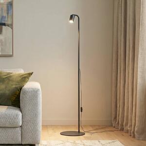 Stojacia lampa Nex, čierna, kov, výška 140 cm, GU10, Čierna, Obývacia izba / jedáleň, kov, Stojaca lampa