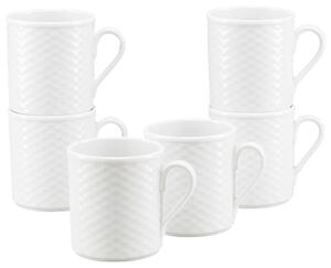 SADA HRNČEKOV NA KÁVU Polo weiss 6-dielne Creatable - Hrnčeky & šálky, Online Only