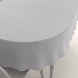 Biante Teflónový oválny obrus TF-067 Sivý režný 80x120 cm
