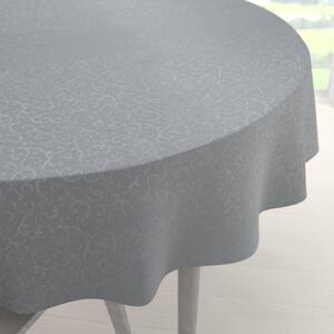 Biante Teflónový okrúhly obrus TF-086 Ornamenty na sivom Ø 40 cm