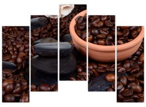 Kávové zrná - obraz (Obraz 125x90cm)