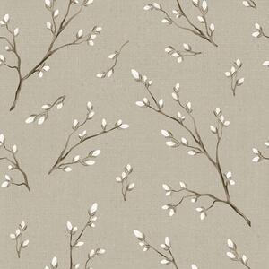 Tapety Krémové púčiky na taupe, Tapety kvety, a00861 : Uwalls.sk