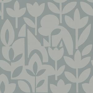 Tapety Grafické tulipány v sivomodrej, Tapety kvety, a00875 : Uwalls.sk