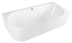 Voľne stojaca vaňa Polysan SUSSI R 160x70 cm liaty mramor pravá 90191R