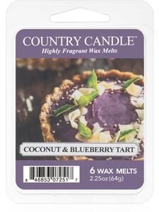Country Candle Coconut & Blueberry Tart vosk do aromalampy 64 g