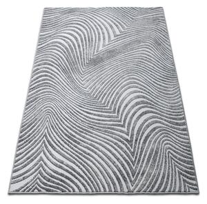 DY Sivý pruhovaný koberec Enigma 06 Rozmer: 80x150 cm