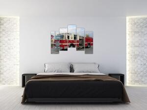 Hasičské auto - obraz (Obraz 125x90cm)