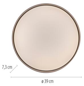 Schöner Wohnen 14594-39 - stmievateľné LED stropné svietidlo TAVOLI LED/20W/230V sivé+DO