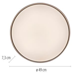 Schöner Wohnen 14595-39 - stmievateľné LED stropné svietidlo TAVOLI LED/34W/230V sivé, s diaľkovým ovládaním