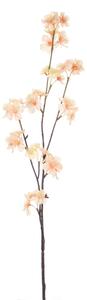Vetvička s lososovými kvetmi Blossom - 80 cm - J-Line by Jolipa