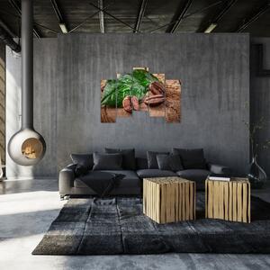 Kávové zrná - obraz na stenu (Obraz 125x90cm)