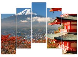 Hora Fuji - moderný obraz (Obraz 125x90cm)