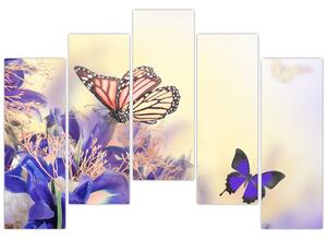 Motýle - obraz (Obraz 125x90cm)