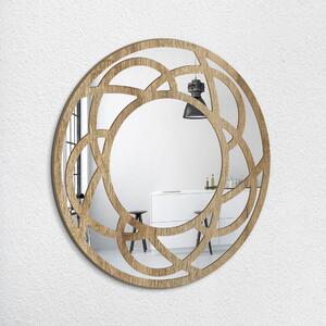 Styler Ornament zrkadlo 50x50 cm okrúhly dreva LU-12306
