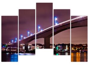 Nočná most - obraz (Obraz 125x90cm)
