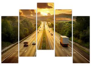 Diaľnica - obraz (Obraz 125x90cm)