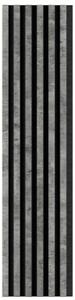 Dekoračné panely, loft 3D lamely na filcovom podklade, rozmer 270 x 40 cm, IMPOL TRADE
