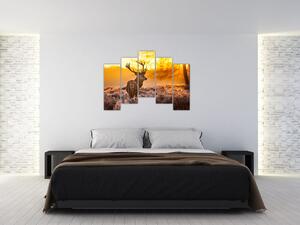 Jelen - obraz (Obraz 125x90cm)
