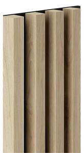 Akustické dekoračné panely MAXI jackson hickory 3D lamely na filcovom podklade 270 x 17,7 cm
