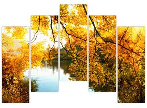 Jesenná krajina - obraz (Obraz 125x90cm)