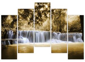 Vodopády - obraz (Obraz 125x90cm)