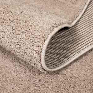 Dekorstudio Okrúhly koberec s dlhým vlasom SOFTSHINE béžový Priemer koberca: 120cm