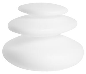 Vonkajšia LED stolná lampa biela syntetický materiál vodotesná IP54 v tvare huby s diaľkovým ovládaním moderný štýl terasa záhrada