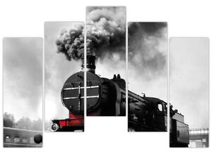 Historická lokomotíva - obraz (Obraz 125x90cm)