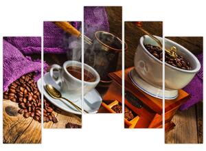 Kávový mlynček - obraz (Obraz 125x90cm)