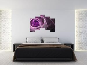 Abstraktný ruže - obraz (Obraz 125x90cm)
