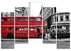 Ulice v Londýne - obraz (Obraz 125x90cm)