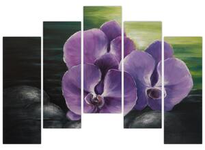 Obraz kvetov orchidey (Obraz 125x90cm)