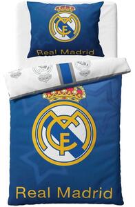 Obojstranné posteľné obliečky FC Real Madrid - 100% bavlna Renforcé - 70 x 90 cm + 140 x 200 cm