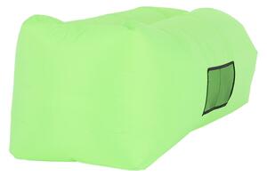 KONDELA Nafukovací sedací vak/lazy bag, zelená, LEBAG