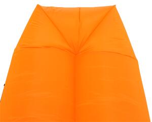 KONDELA Nafukovací sedací vak/lazy bag, oranžová, LEBAG