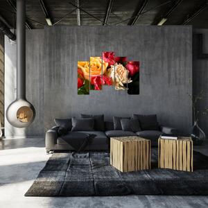 Obraz - kytice kvetov (Obraz 125x90cm)