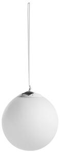 Solárna vonkajšia LED závesná lampa biela s diaľkovým ovládaním moderný štýl terasa záhrada