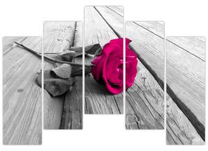 Obrazy kvetov - ruža (Obraz 125x90cm)