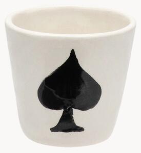 Ručne maľovaná šálka na espresso Ace of Spades
