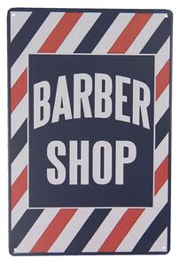 Nástenná kovová ceduľa Barber Shop - 20 * 30 cm - Clayre & Eef